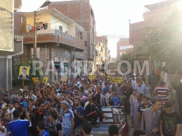 مسيرات في “بني سويف” في ذكرى مرور عام على الفض