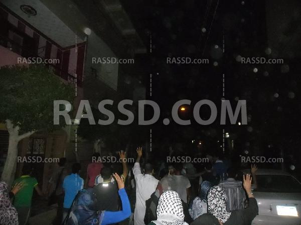 أمن الانقلاب يعتدي على مسيرة بالإسماعيلية ويعتقل  12