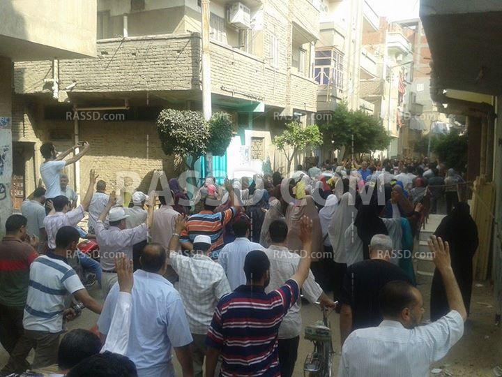 مسيرات وسلاسل صباحية بالدقهلية في ذكرى «مذبحة رابعة»