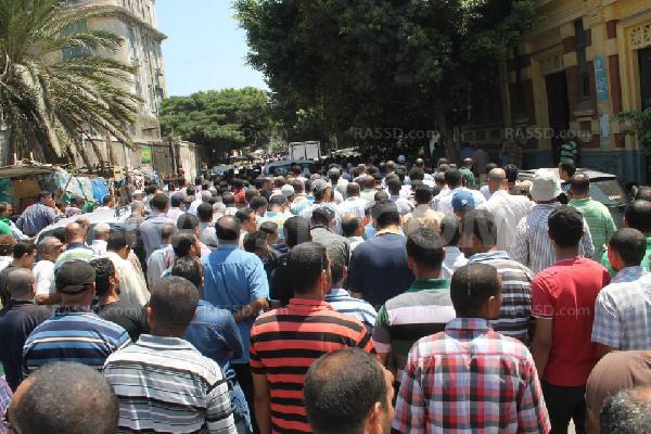 جنازة حاشدة لشهيد الأسكندرية