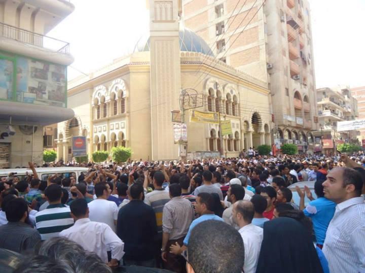 مسيرات حاشدة بطنطا ضد الإبادة الجماعية