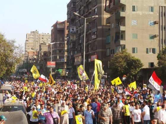 مسيرة حاشدة في 6 أكتوبر تنديدًا بمجازر العسكر