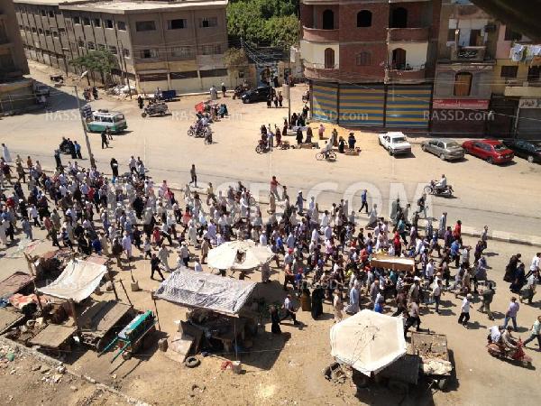 الفيوم تشيع شهيدها بمجزرة رابعة