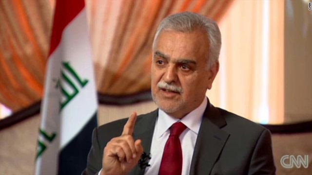 الهاشمي ينتقد صمت أوباما عن ضرب الفلوجة والرمادي