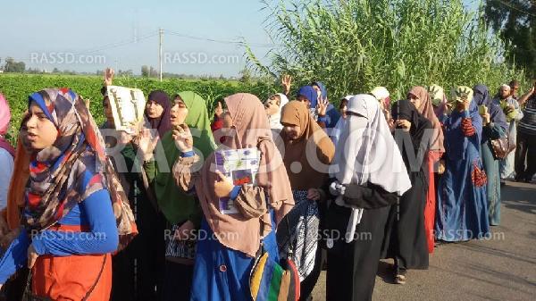 تظاهرة بدسوق في كفر الشيخ إحياءً لذكرى مجزرة رمسيس