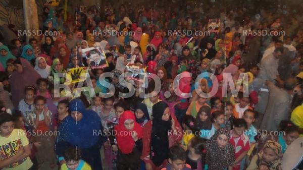 تحت شعار “يوم من رابعة” فعالية في “الميمون” ببني سويف