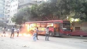 النقل العام: حرق 12 أتوبيسًا بخسائر تتخطى 6 ملايين جنيه