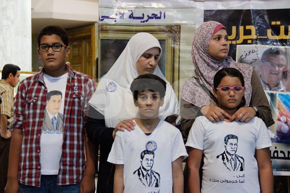 بالصور.. أسرة الدراوي تطالب نقابة الصحفيين بالضغط للإفراج عن المعتقلين