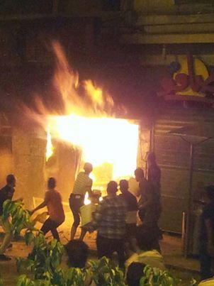 بلطجية يستهدفون محلات ومنازل للاخوان في دمياط