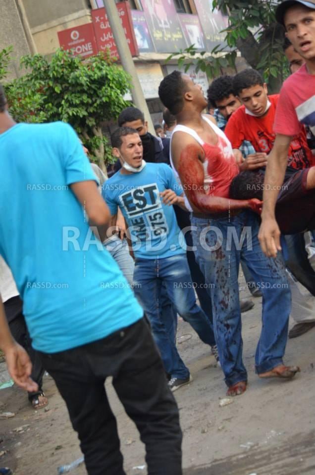 بلطجية يهاجمون مؤيدي الشرعية بالاسكندرية