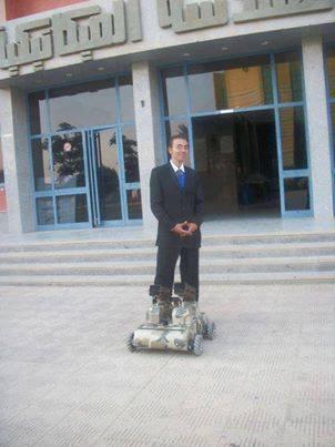 الأمن يعتقل مخترع الروبوت المصري المقاتل