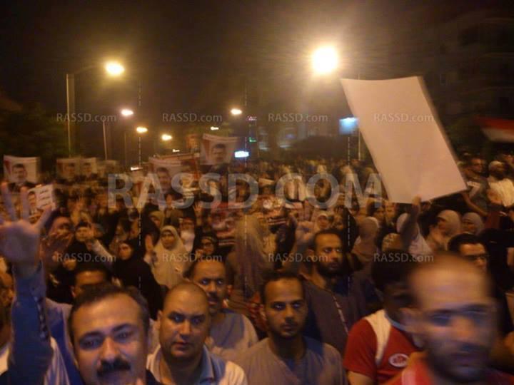 مسيرة بالمنوفية ضد الانقلاب العسكري