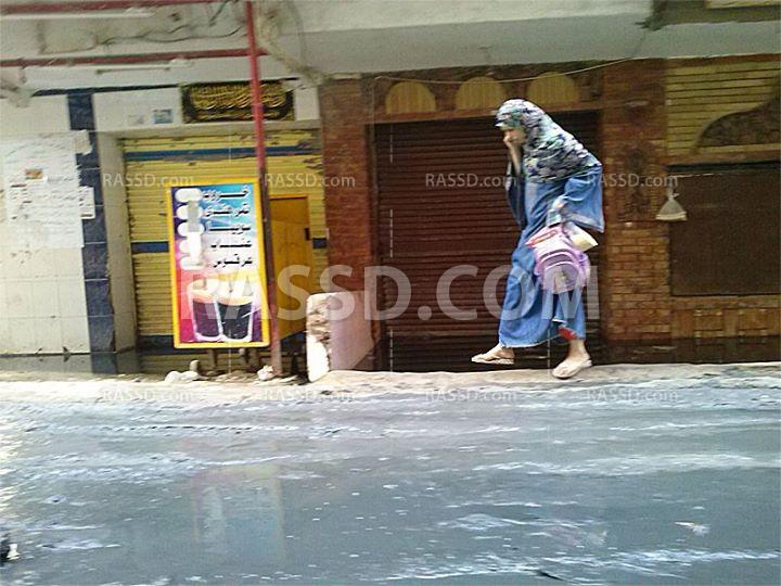 استغاثة أهالي الفلكي بالإسكندرية من مياة الصرف الصحي