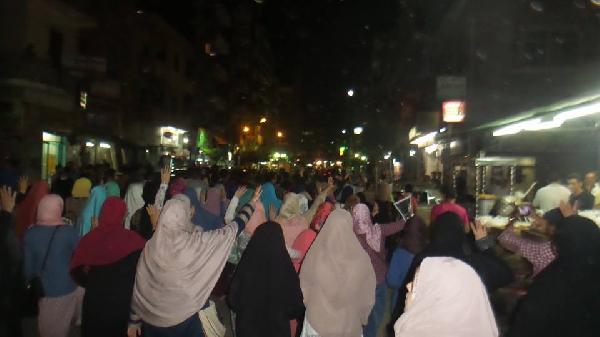 مسيرة ليلية تجوب شوارع “طنطا”