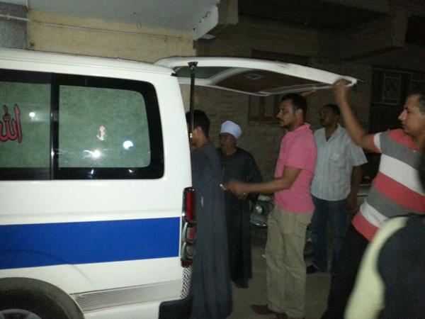 النيابة تأمر بنقل جثث أم وطفلتيها تم قتلهم بالهرم للمشرحة