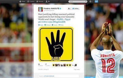 كانوتيه عبر «تويتر»: العالم لن ينسى رابعة مصر