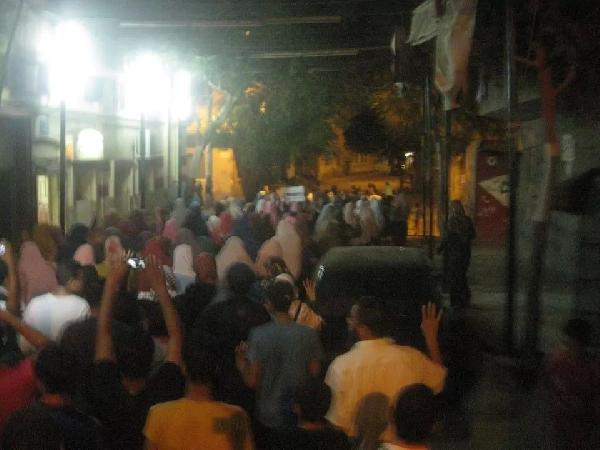 مسيرة مناهضة للانقلاب بـ”بني سويف”