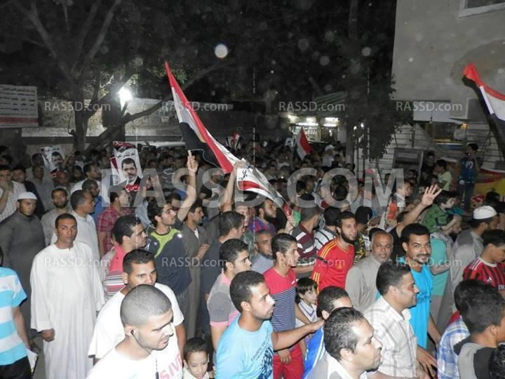 مسيرات حاشدة تندد بالانقلاب في كرداسة وناهيا وأبورواش