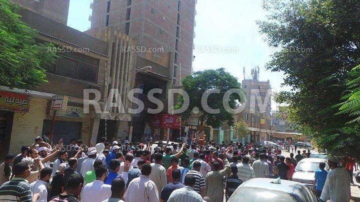 مسيرة حاشدة بحلوان للمطالبة بالقصاص وتنديدًا بالعدوان على غزة