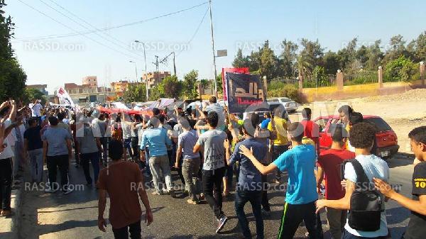 فعاليات عدة بـ”بلبيس” الشرقية تنديداً بحكم العسكر