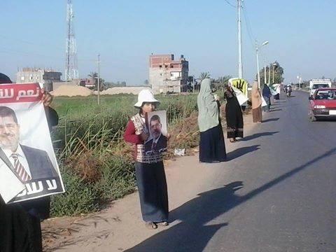 رافضو الانقلاب بـ”دمياط” يحرقون دمية بشكل “السيسي”