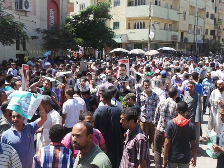 مسيرة بسوهاج  ضد الانقلاب