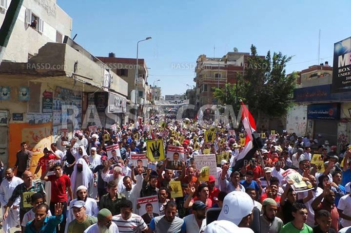 سيناء اليوم ..”الشعب يريد اسقاط النظام “بجمعة الشهداء