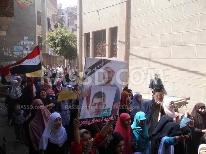 الآلاف بمسيرة حاشدة لرفض الانقلاب في الشرفية