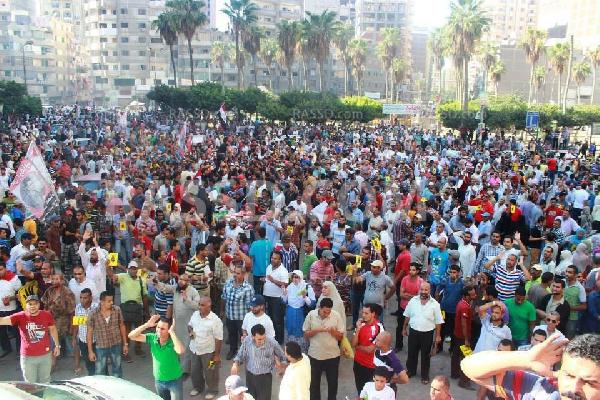 مسيرة بمنطقة السيوف ضمن فاعليات جمعة الشهداء بالاسكندرية