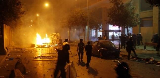 اشتباكات في بيروت بين المحتجين وقوات الأمن اللبناني