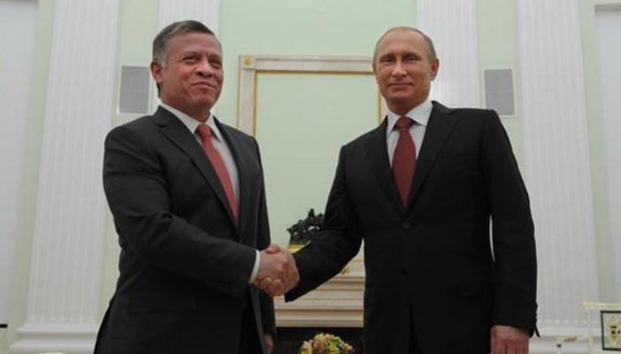 الملك عبد الله يدعو بوتين لإيجاد حل للصراع السوري‎