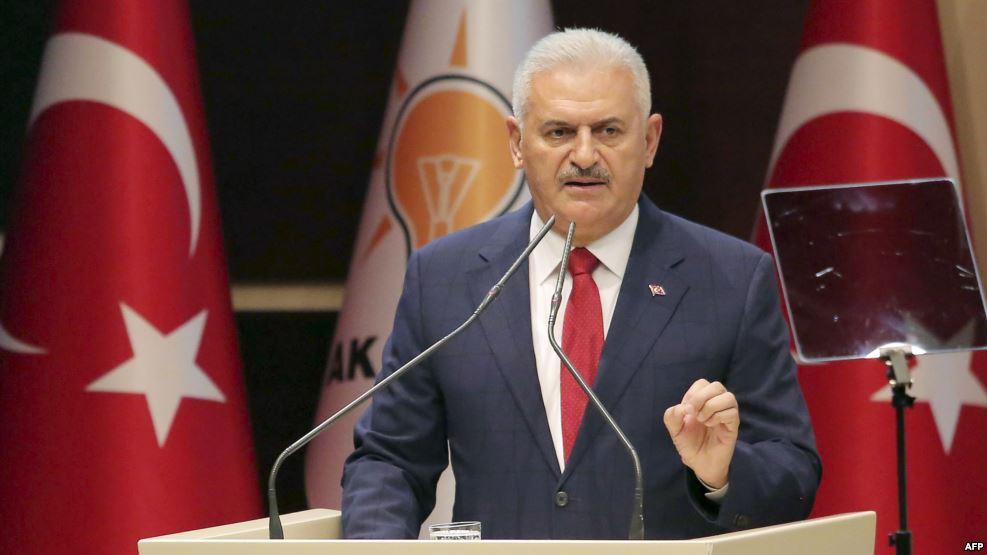 يلدريم تعليقًا على عملية “درع الفرات”: مستمرة حتى تطهير الحدود السورية