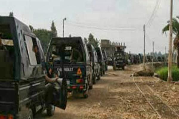 قوات الانقلاب تهاجم قرية أشمنت ببني سويف