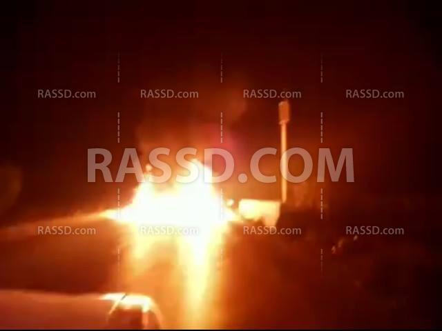 مجهولون يقطعون طريق المنصورة جمصة الدولي