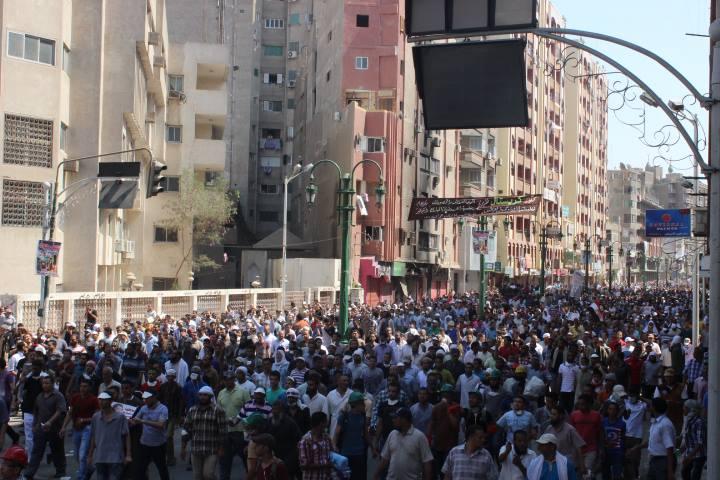 خمس مسيرات في أسيوط ضد مجازر الانقلاب