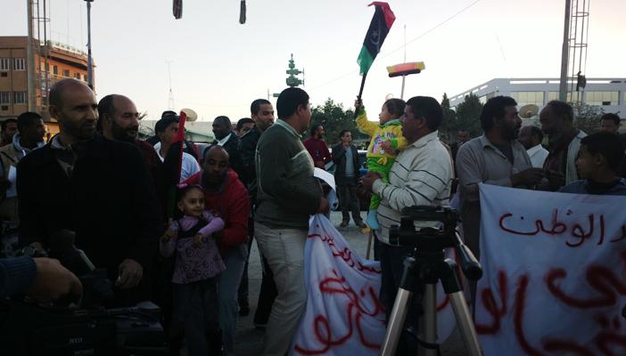 تظاهرات غربي ليبيا تطالب السلطات بمكافحة الهجرة غير الشرعية