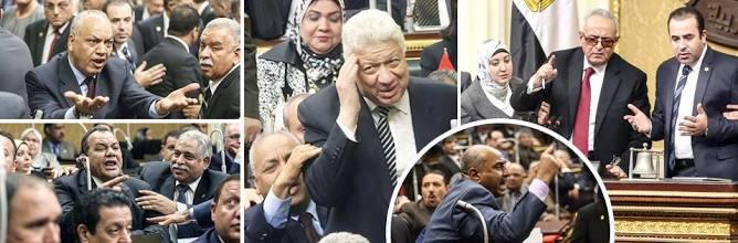 بالفيديو.. تعرَّف على أبرز مشاجرات أعضاء البرلمان