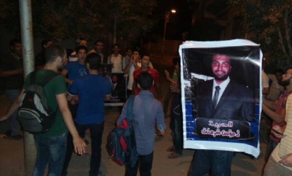 وقفة لـ”شباب ضد الانقلاب”بكفر الشيخ