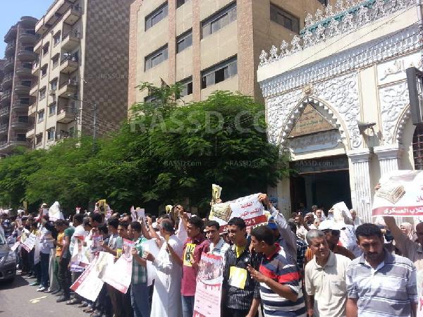 مسيرات رافضي الانقلاب بالمنصورة تستعد للانطلاق