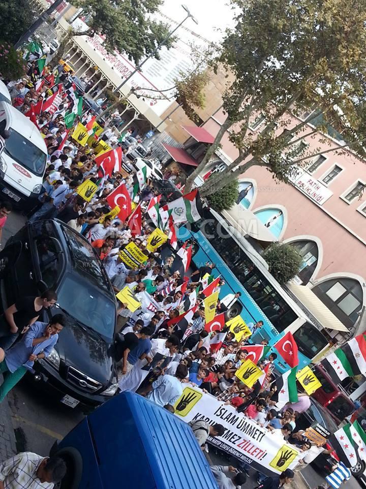 مسيرة حاشدة في اسطنبول دعمًا لجمعة الحسم