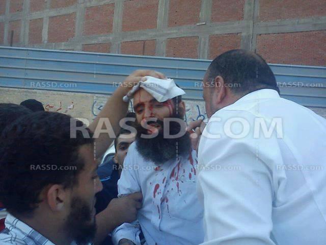 الشرطة تعتدي على مسيرة حاشدة بطنطا