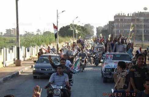 الآلاف يشاركون في مسيرة “دلجا” بالمنيا