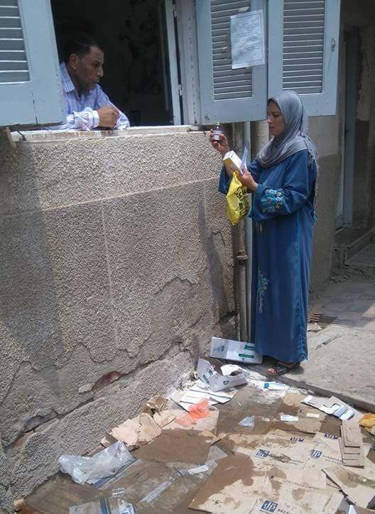 بالصور..المستشفى العام بإيتاي البارود تغرق في مياه الصرف الصحي