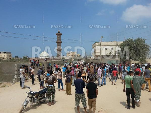 الجيش يخلي 500متر علي الحدود مع غزة والأهالي يحتجون