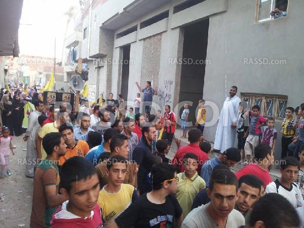 تظاهرة حاشدة في القرين بالشرقية تنديدًا بالحكم العسكري