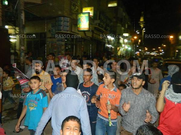 مسيرة حاشدة تجوب شوارع “طامية” بالفيوم