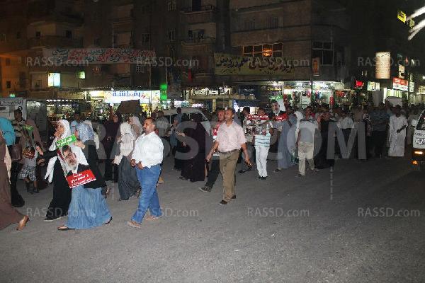 ‏مسيرة بمنطقة أبو يوسف بقيادة أولتراس حرية لليوم الثانى ‏.