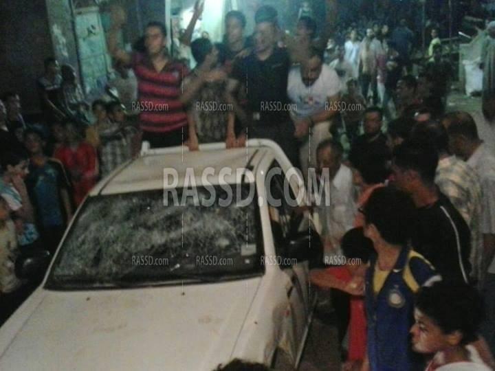 البلطجية يعتدون على مسيرة لرافضي الانقلاب بشرق شبرا