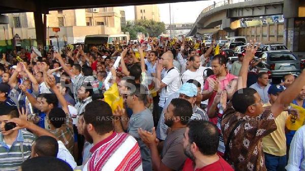 مسيرة من فيصل لجامعة الدول لرفض الانقلاب
