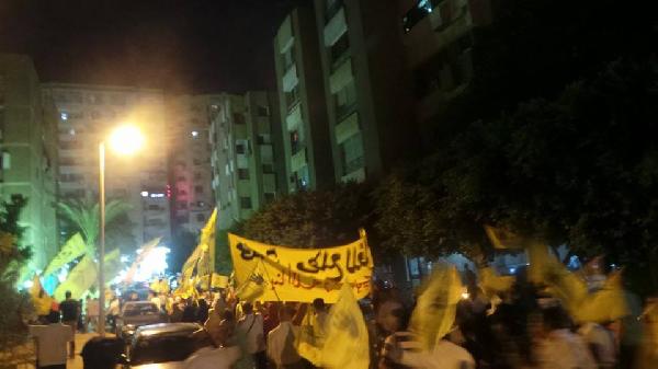 مسيرة مناهضة للانقلاب بمدينة نصر